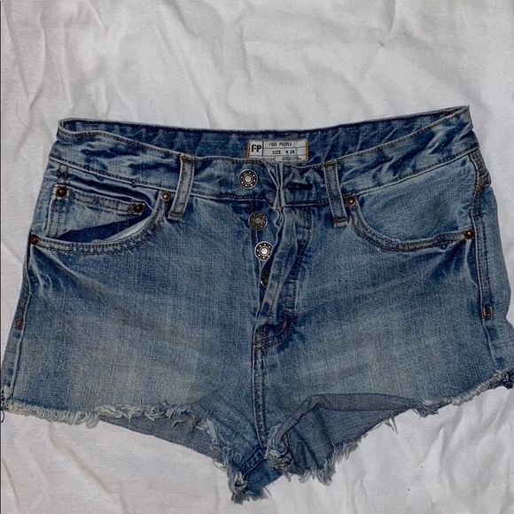 Free People Pants - FREE PEOPLE Jean Shorts